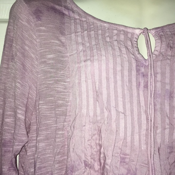Purple Hi Low Tunic - Picture 2 of 5